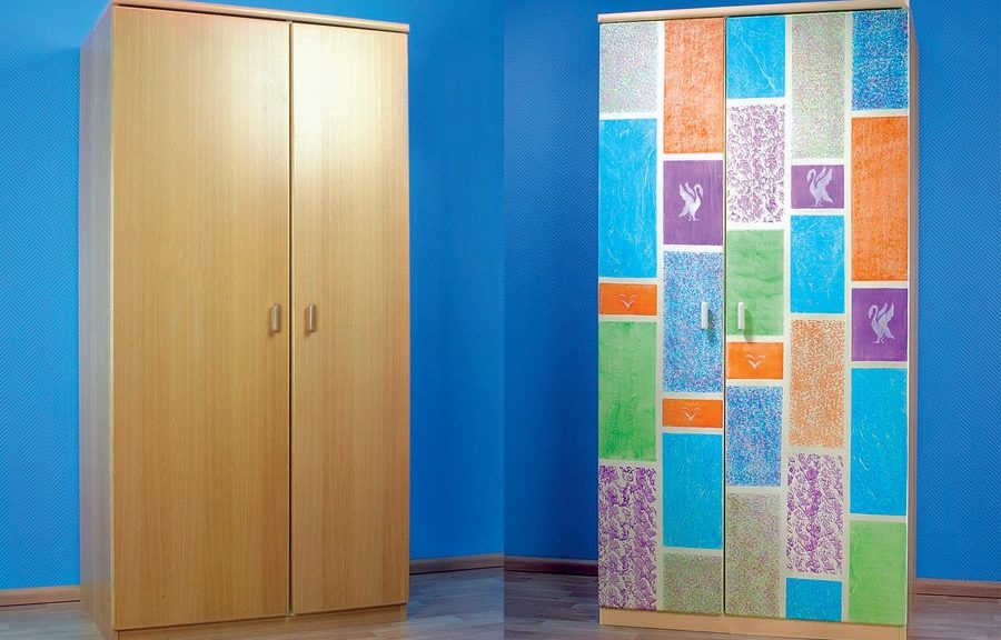 Kako zalijepiti stari ormar samoljepljivom trakom