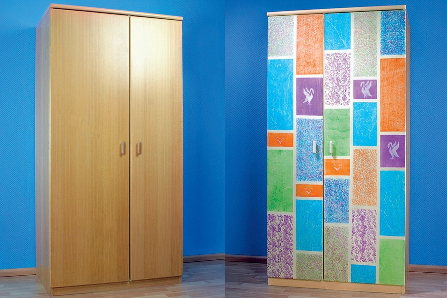 Kako zalijepiti stari ormar samoljepljivom trakom