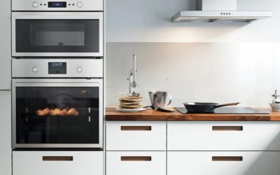 Dimensiones de hornos eléctricos integrados.